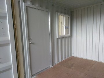 shipping container doors and windows