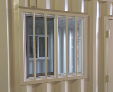 shipping container window bars