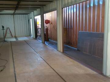12' wide shipping container roll up doors