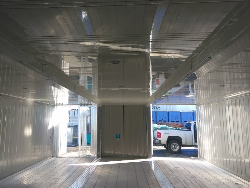 24 Foot wide refrigerated shipping container | Wide cold box