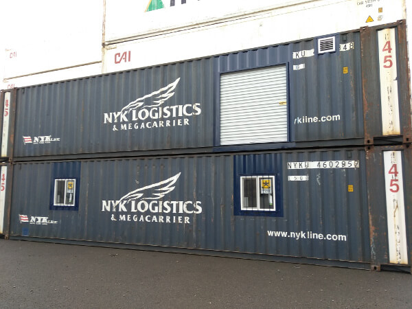 shipping container modificaton