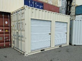 shipping container roll up doors
