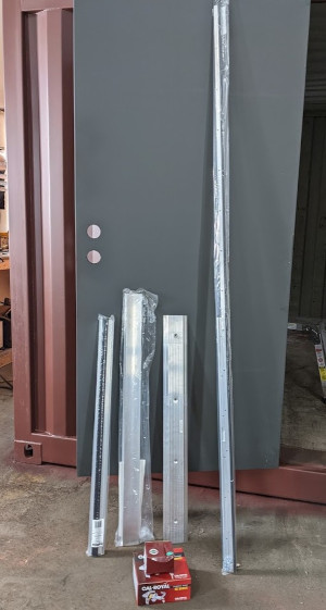 weld and go shipping container man door kit